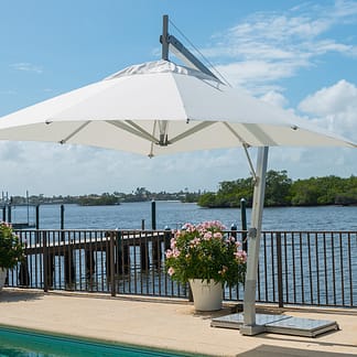 Hurricane Side Wind Aluminum Outdoor Patio Umbrella