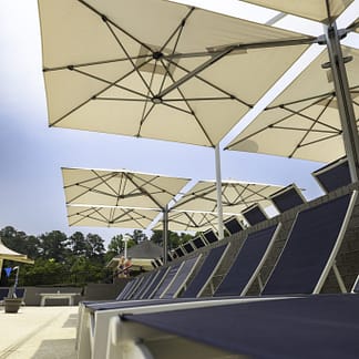 Shadowspec Unity™ Quattro best commercial cantilever umbrella